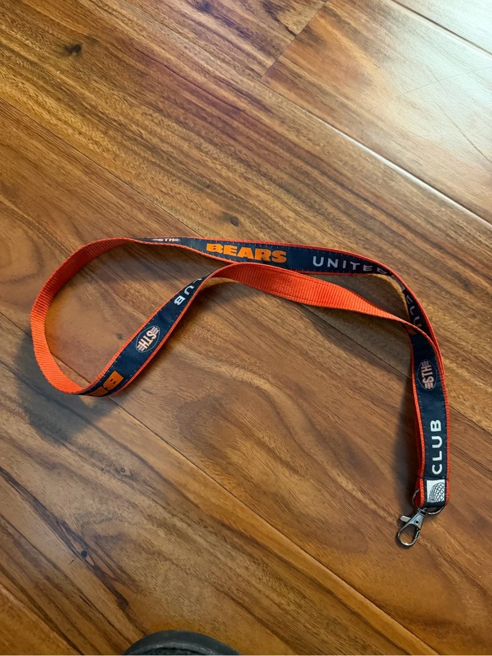 BEARS United Club Orange and Navy Lanyard